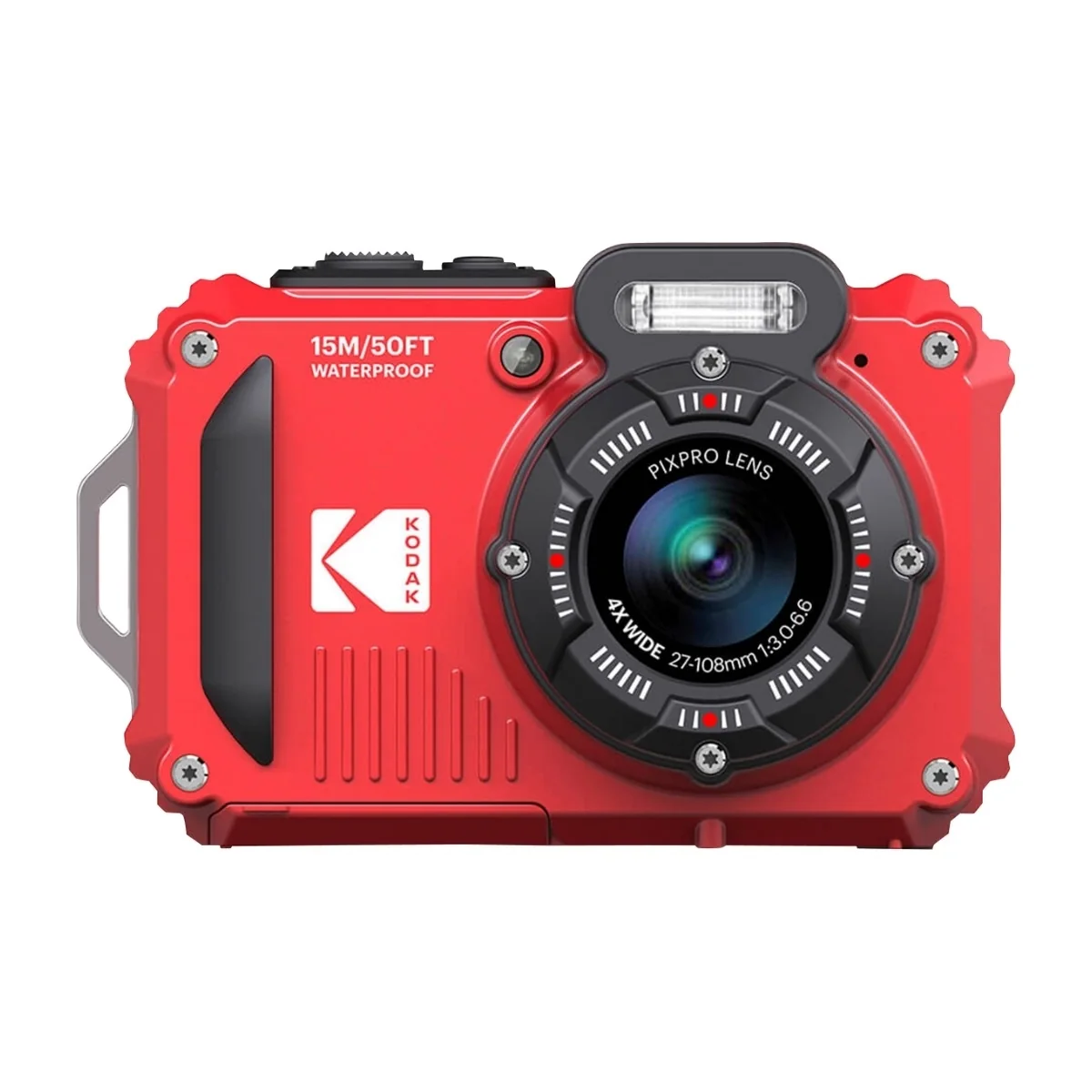 Kodak Pixpro WPZ2 digitaalikamera, punainen