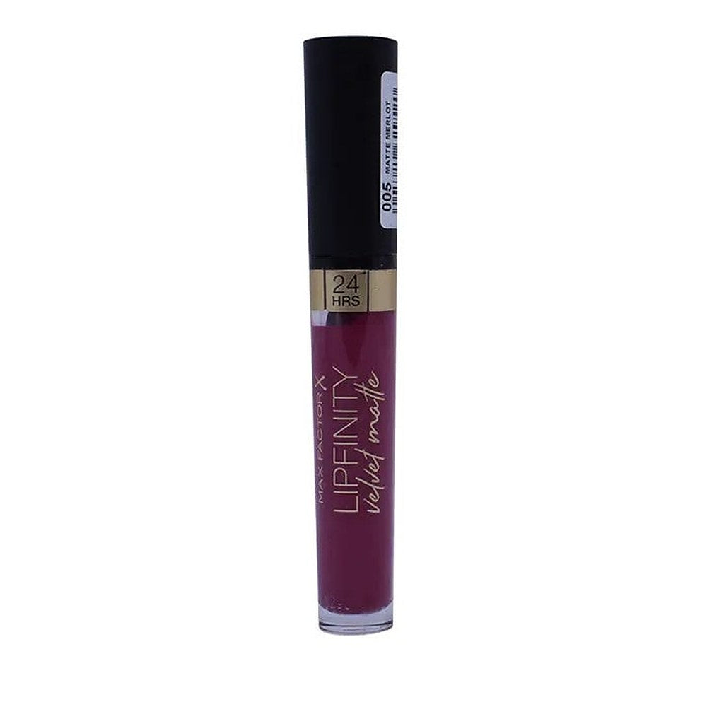 Max Factor nestemäinen huulipuna Matt Velvet 005 Matt Merlot 4 ml