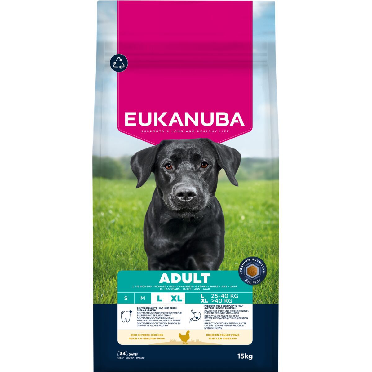 Eukanuba Aikuisten suurrotujen 15 kg