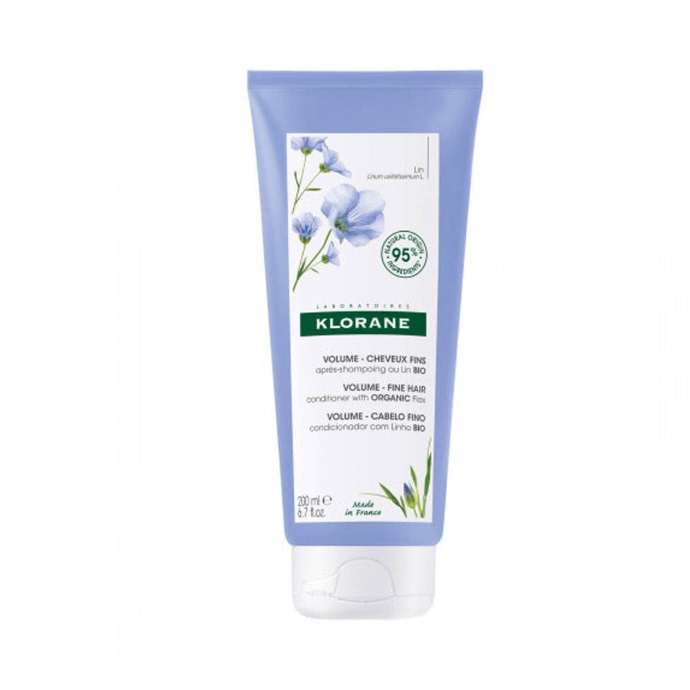 Klorane ORGANIC Linen After Shampoo ohuille hiuksille 200ml