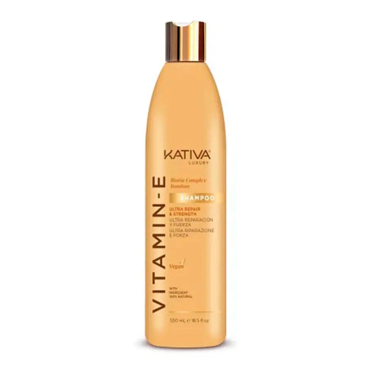 Kativa Vitamiini- ja biotiini- ja bambushampoo 550 ml