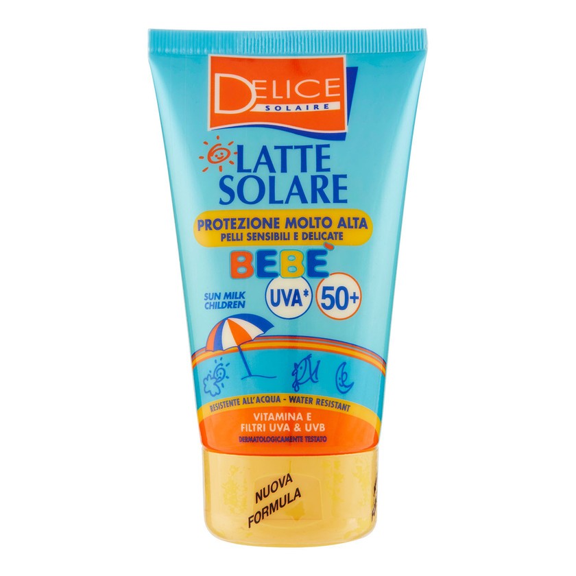 Delice Solariumin aurinkomaito Bebe SPF 50+ Erittäin korkea suoja 100ml