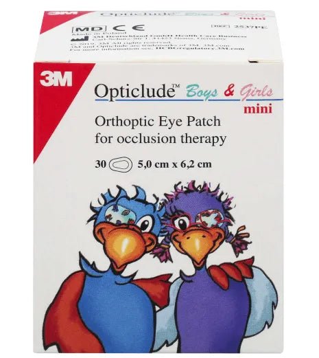 Opticlude Boy & Girl Mini kuvioitu 5 x 6 cm 30 kpl