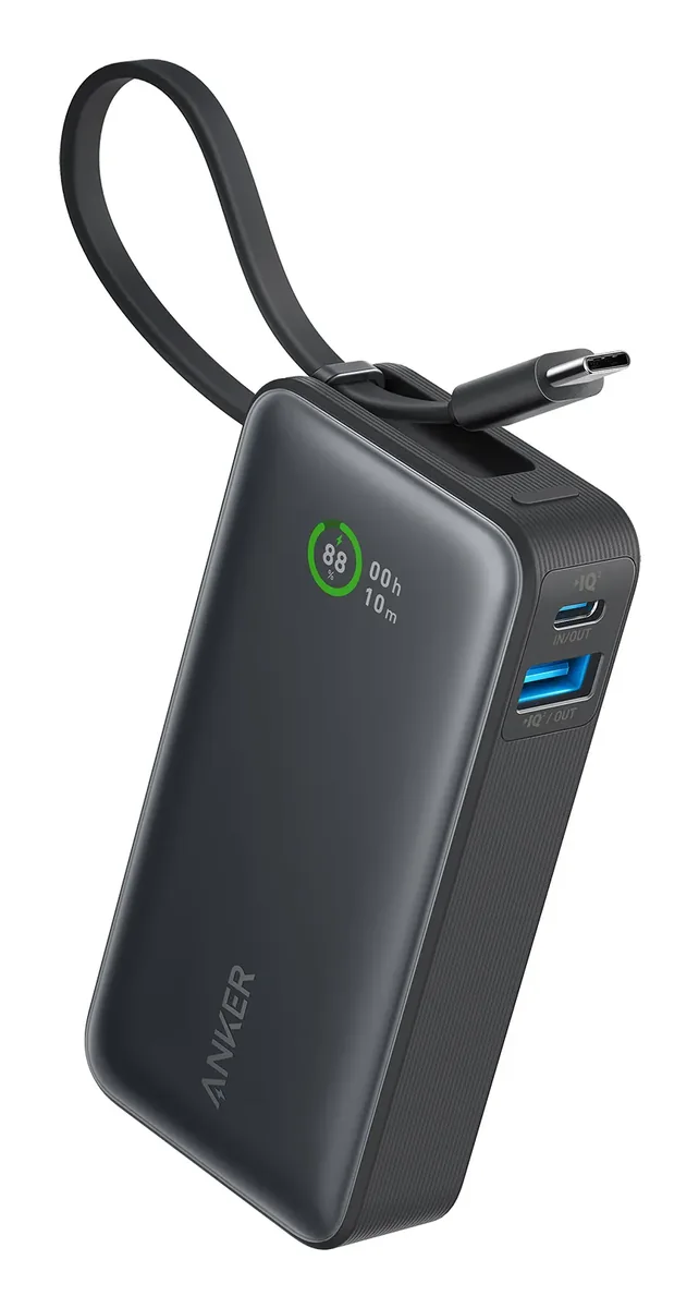 Anker 545 Nano 10K (30W Built-in USB-C cable) - 10000 mAh