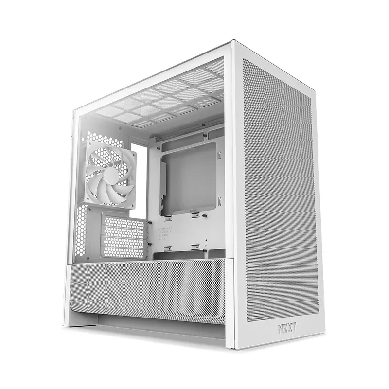 NZXT H3 Flow (2025) - All White - Kotelot - Miditower - Valkoinen