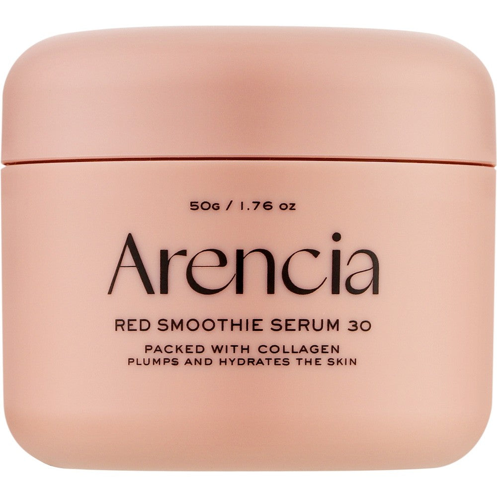 Arencia Red Smoothie 30 kasvoseerumi ikääntymisen vaikutusten viivästyttämiseen yöksi 50 g