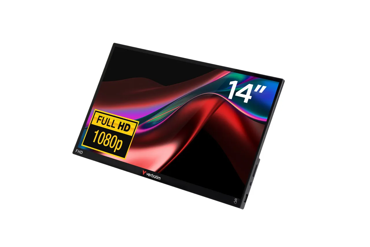 14" Verbatim PMT-14 - 1920x1080 (FHD) - IPS - Touchscreen