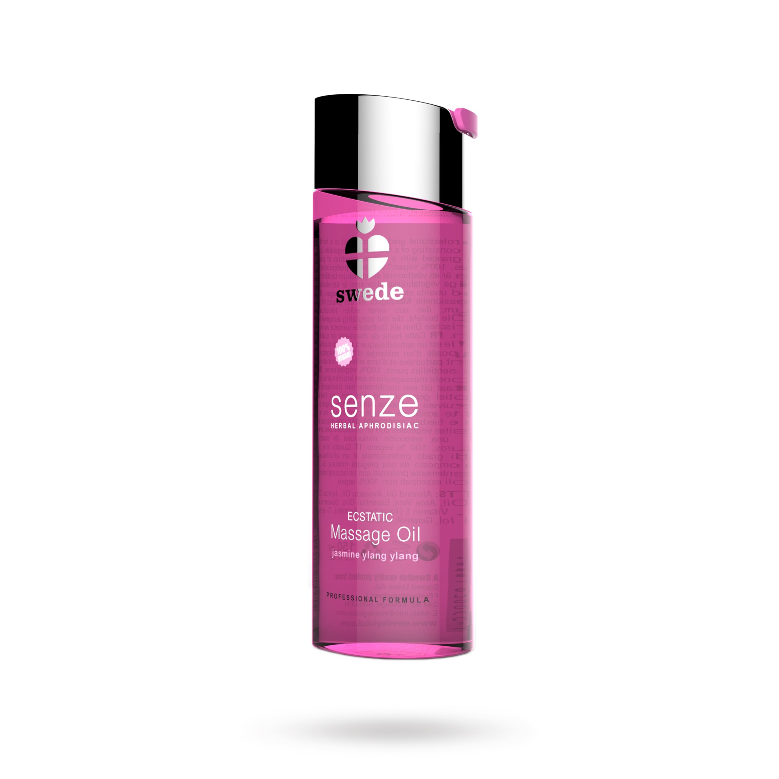 Senze Ecstatic Massage Oil Jasmine Ylang Ylang 150ml Hierontaöljy