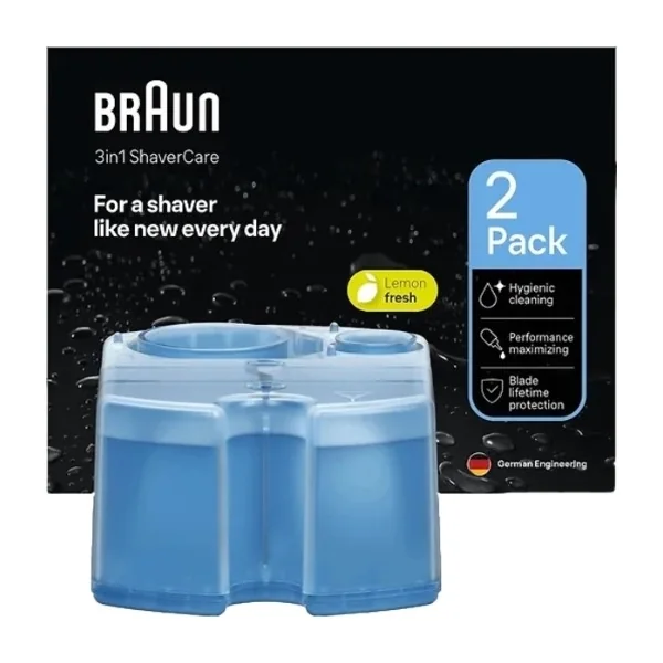 Braun Clean & Renew / Clean&Charge (2 pack) -puhdistuskasetti, sininen