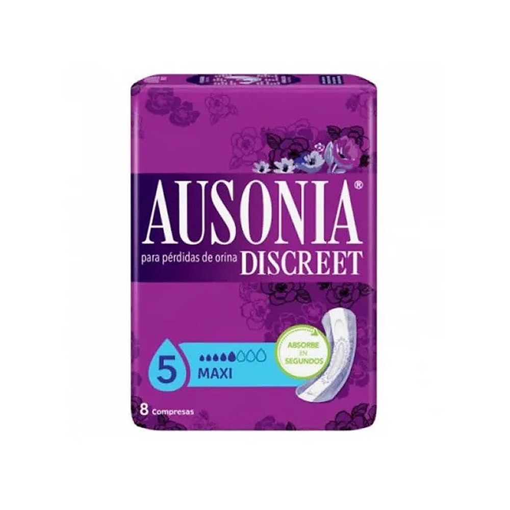 Ausonia Discrete Maxi Inkontinenssi Healthcare Tools 8 yksikköä