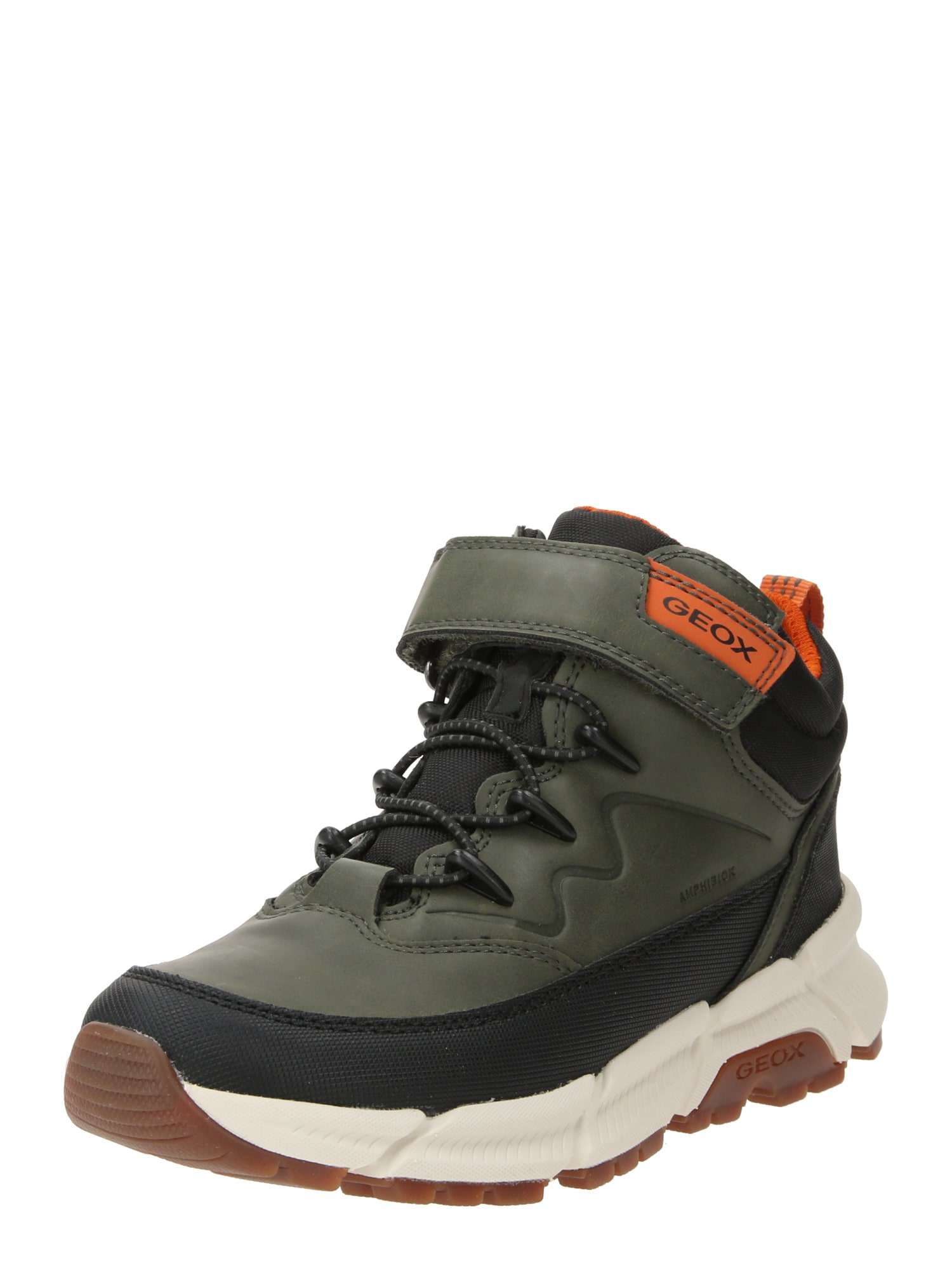 GEOX Saappaat 'J FLEXYPER PLUS ABX' khaki / oranssi / musta