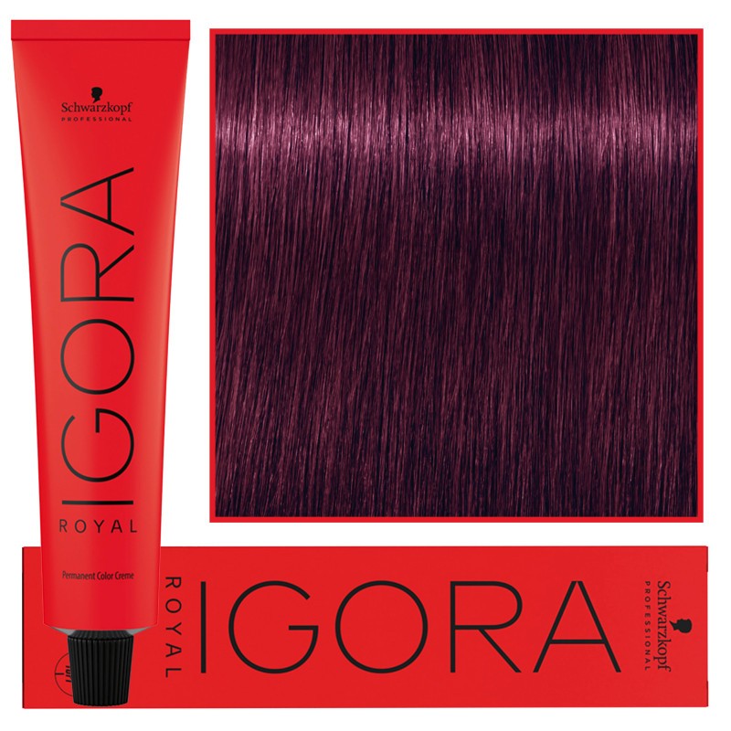 Schwarzkopf Professional Igora Royal Pysyvä hiusväri 60 ml 6-99 | Tumma violetti vaalea extra