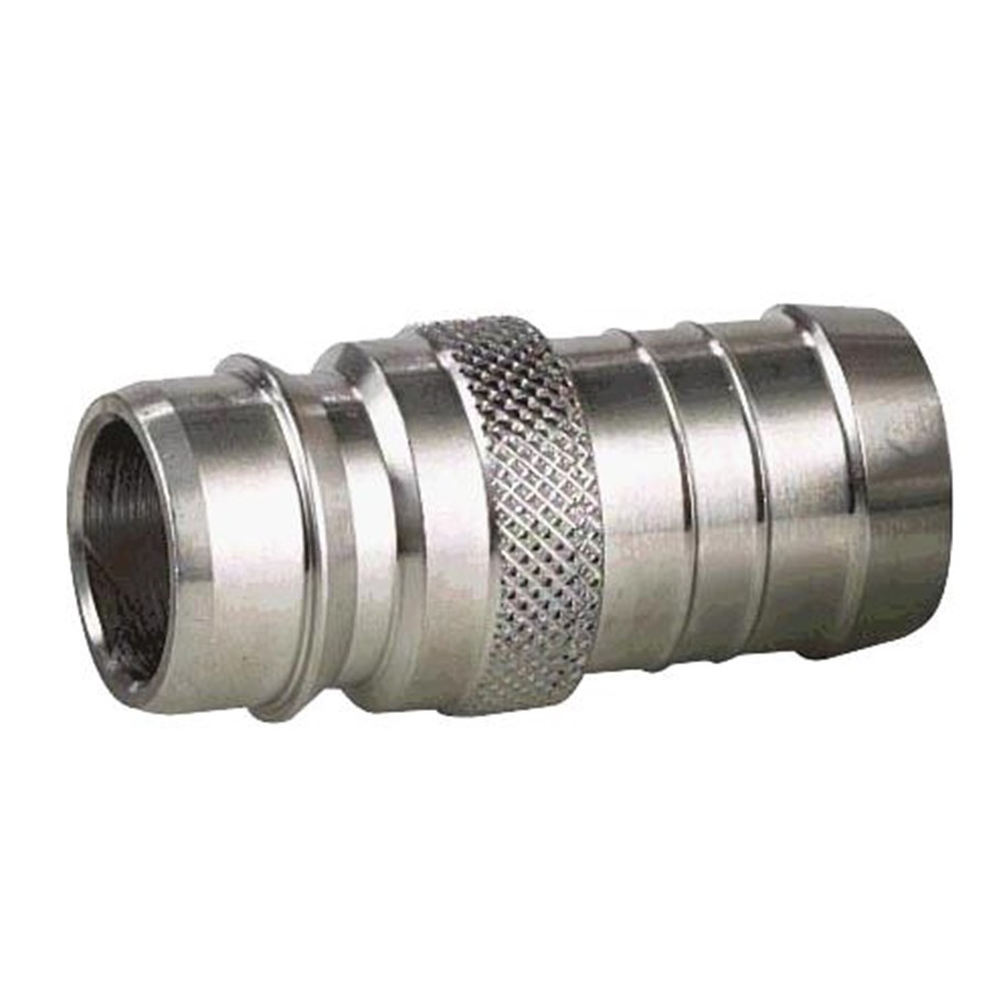 Nito 3/4" stainless steel nipple with 3/4" hose tail