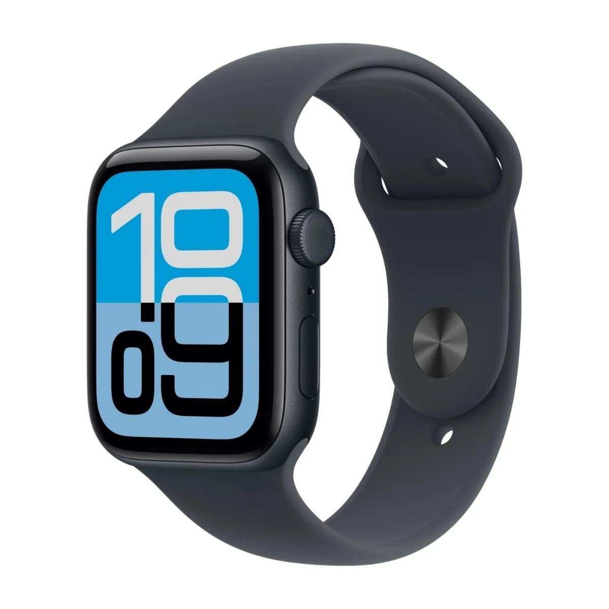 Apple Watch SE 3 GPS + Cell 44 mm keskiyö alumiini, keskiyö urheiluranneke - M/L