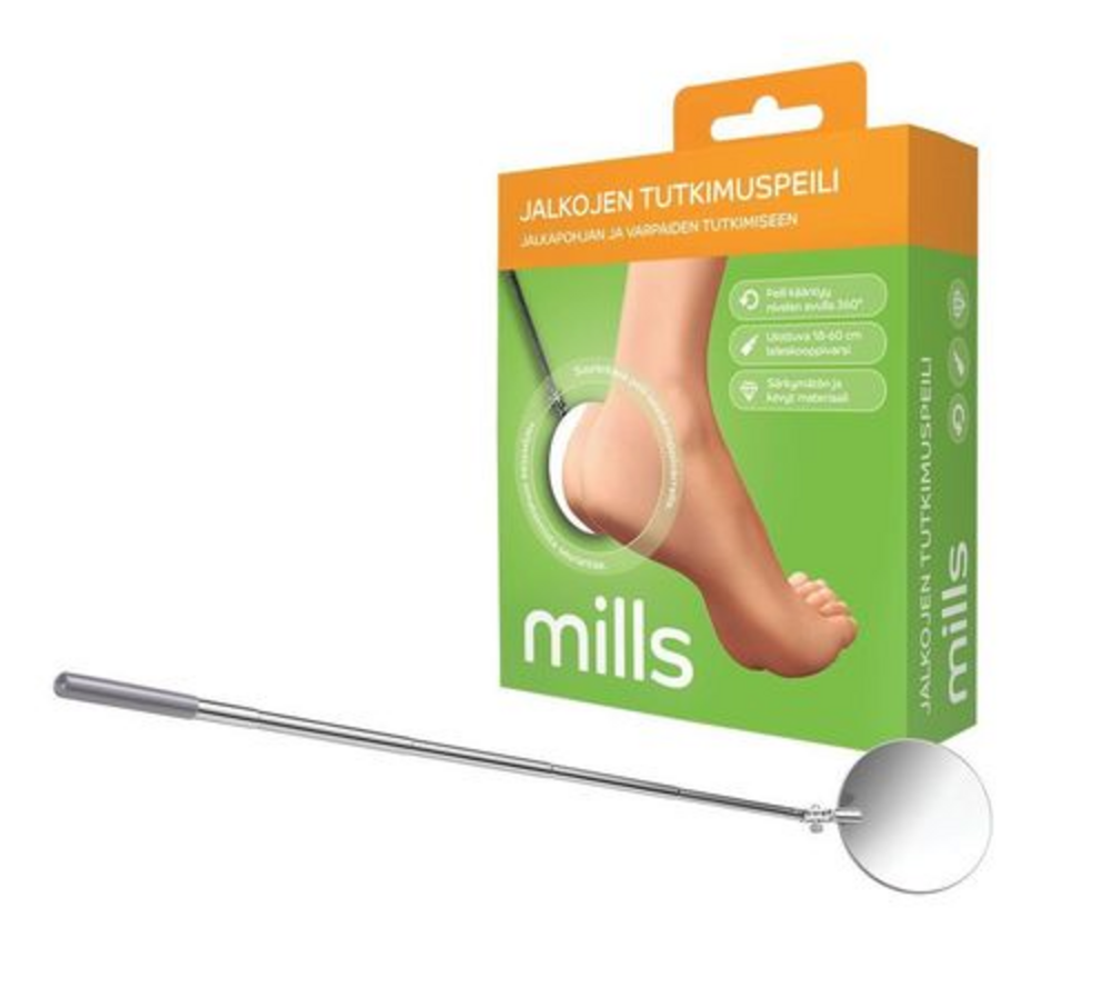 Mills Jalkojen tutkimuspeili 1 kpl