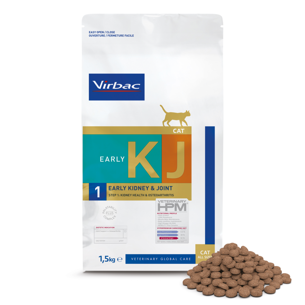 Virbac HPM Cat Early Kidney & Joint 1,5 kg