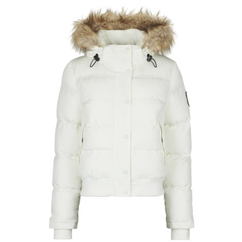 Superdry & Co Talvitakki 'Everest' meleerattu ruskea / valkoinen