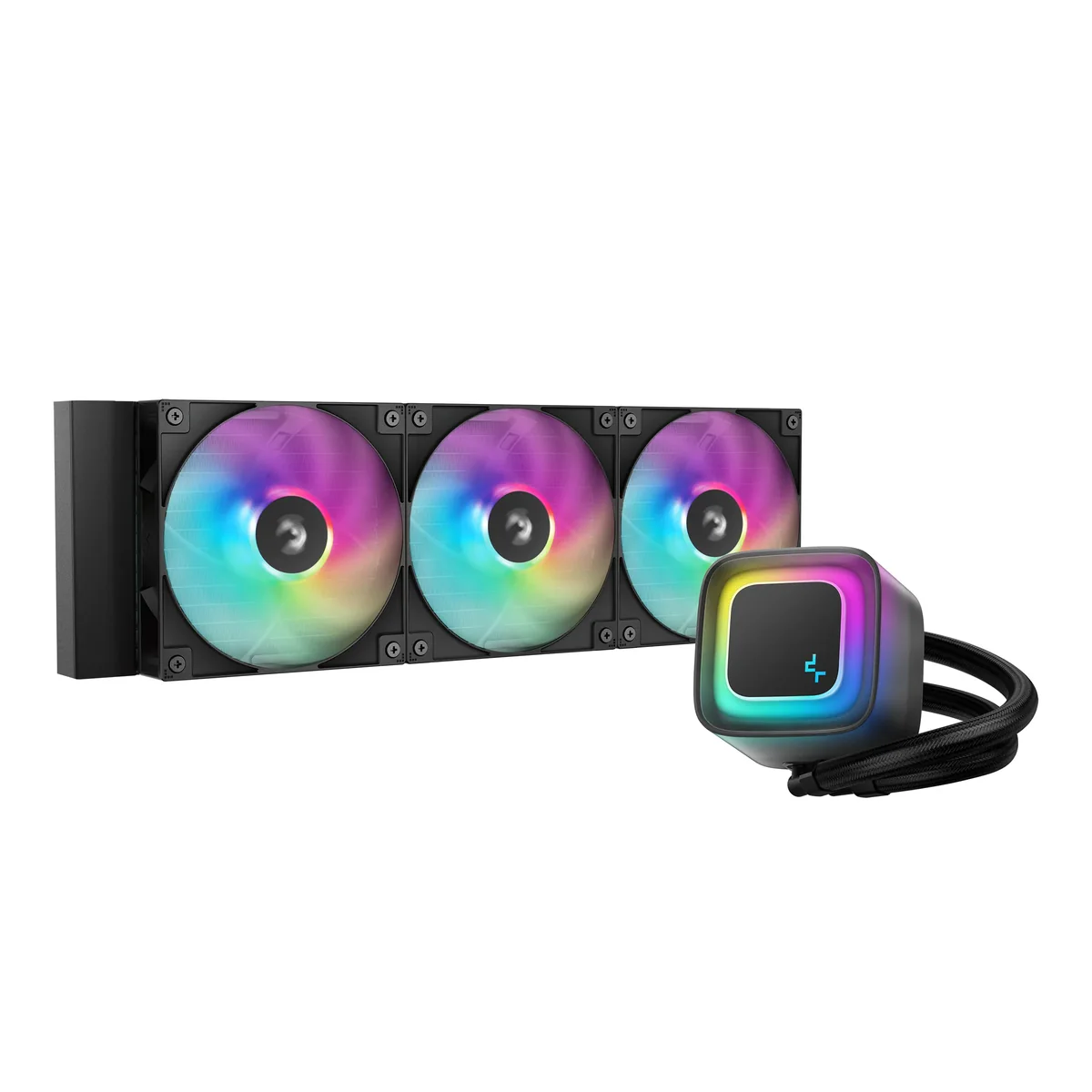 DeepCool LE360 V2 360mm ARGB -nestejäähdytin, musta