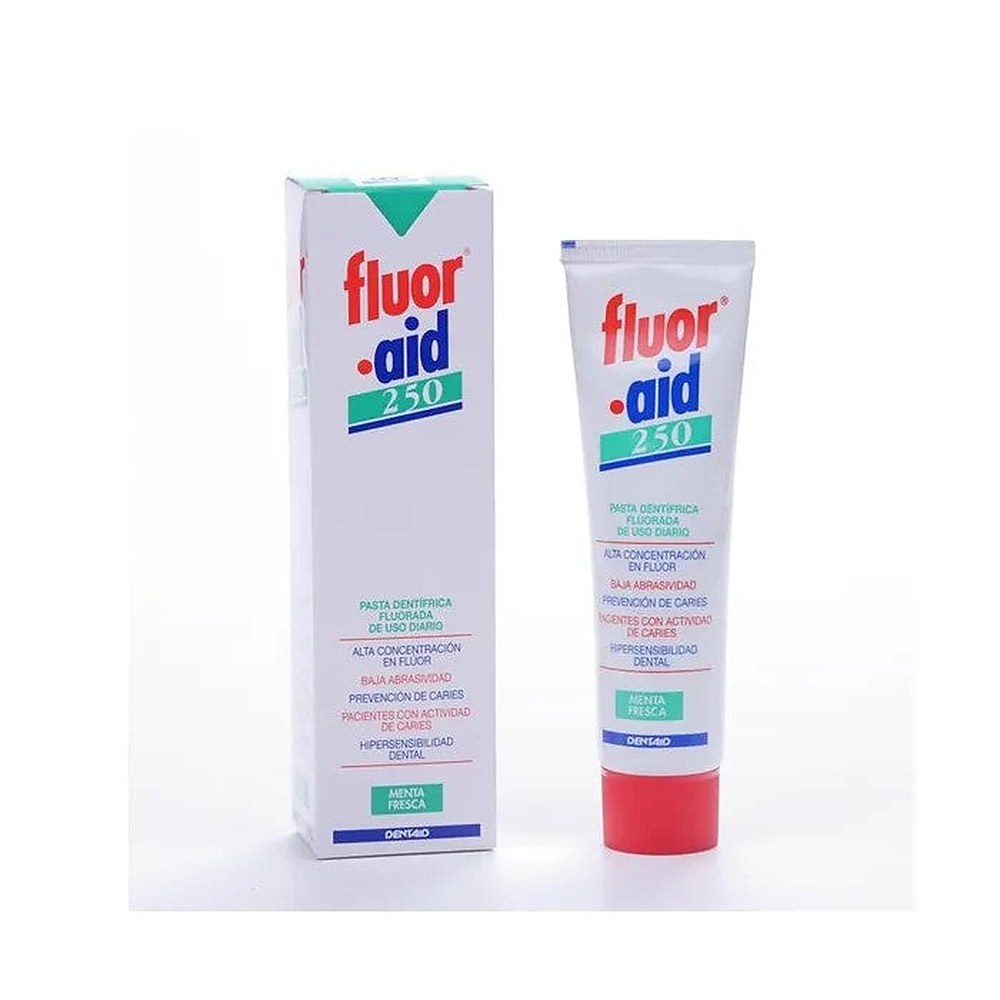 Fluorin apu Dentaid Fluor 250 hammastahna Aid 100ml