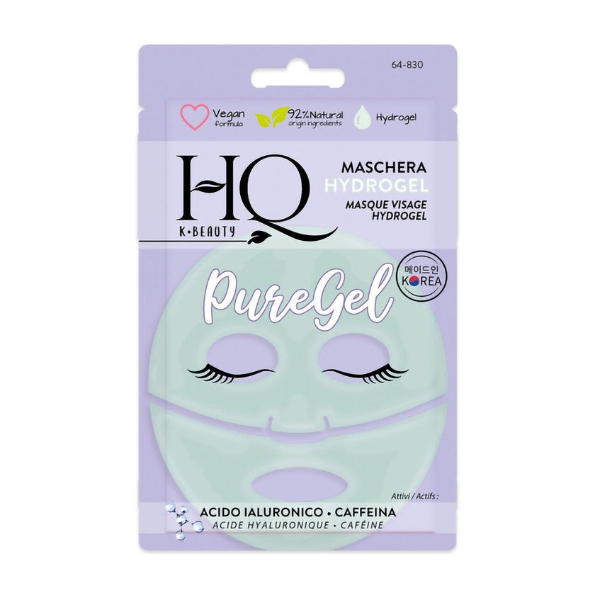 Omnia Botanica Hq Hydrogeelikasvonaamio Pure Gel Hyaluronihappo - Kofeiini