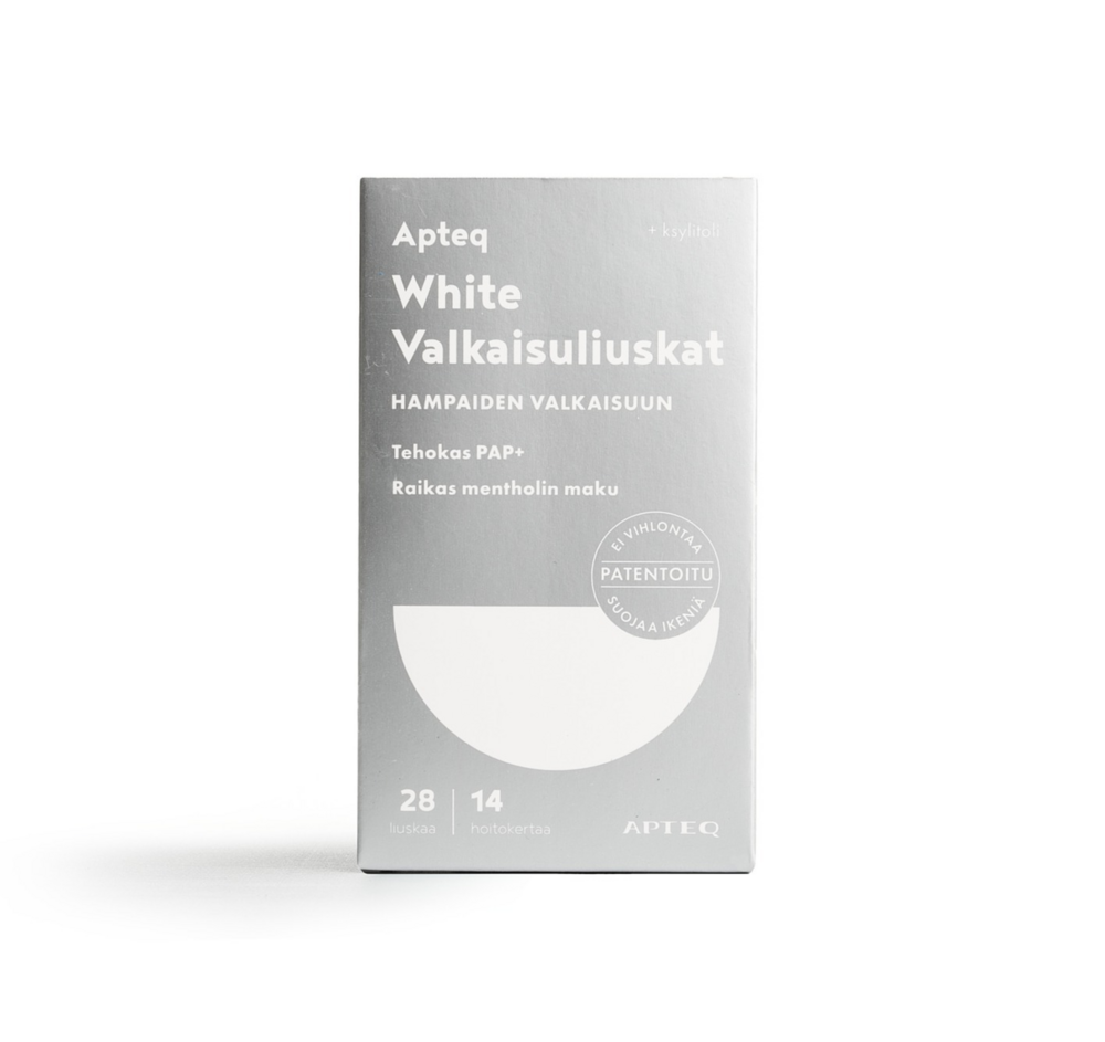 Apteq White valkaisuliuskat 28 kpl
