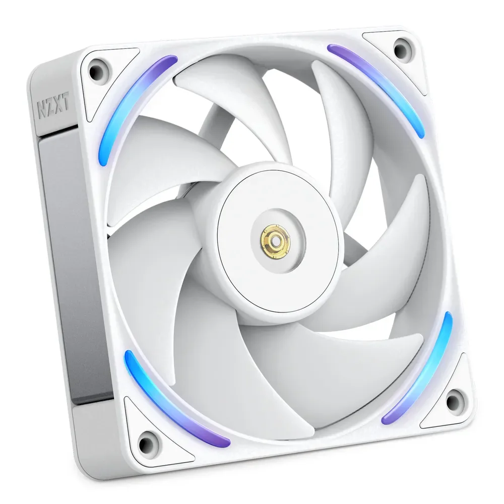 NZXT F120X - Kotelotuuletin - 120mm - Valkoinen RGB LED valolla - 41 dBA