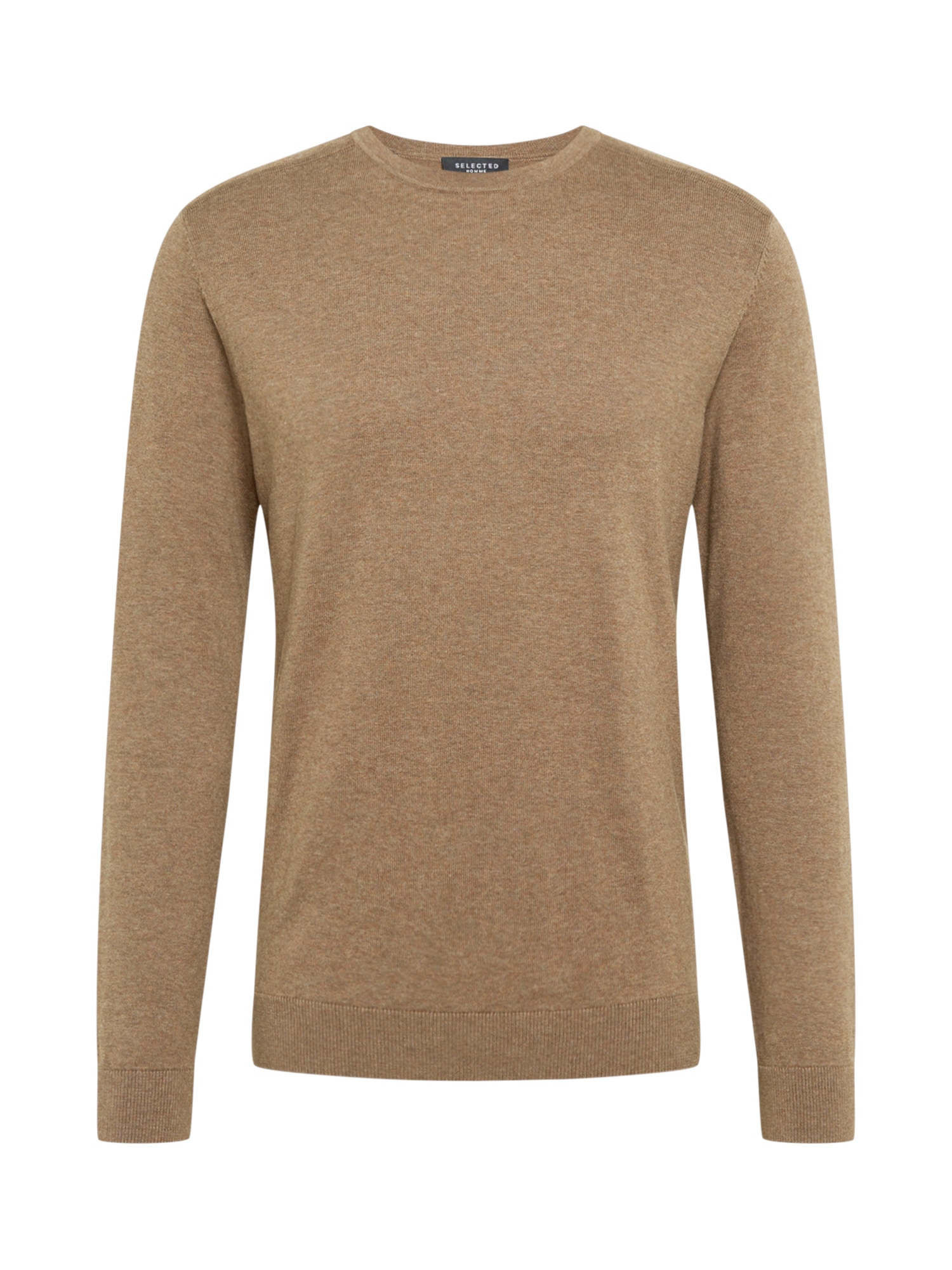Neulepusero Selected Noos Berg Crew Knit - Teak EU S