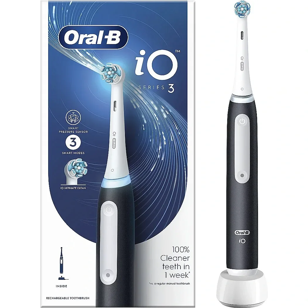 Oral-B iO Series 3S -sähköhammasharja, Matte Black