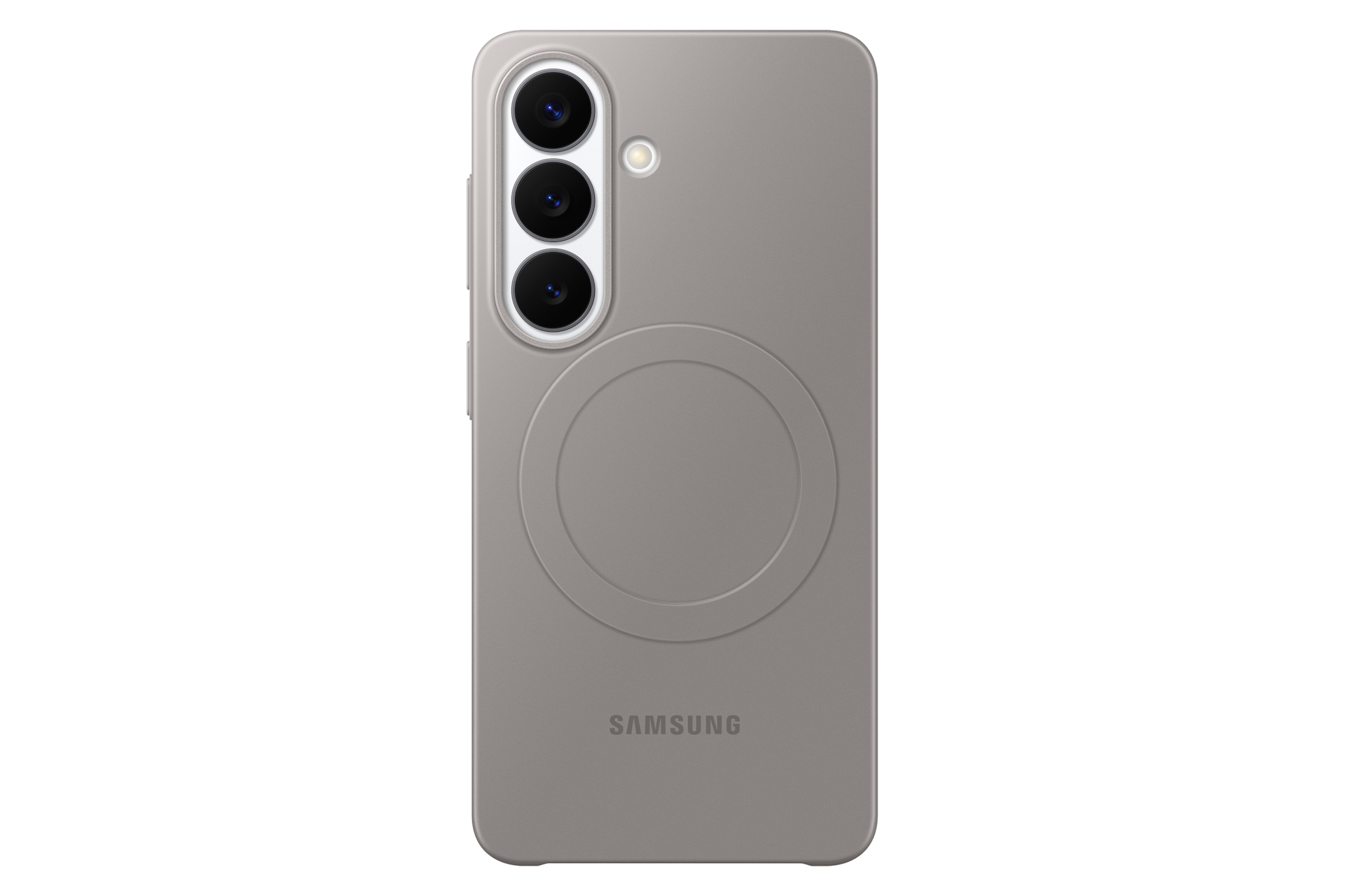 Samsung Galaxy S26 Slim Magnet Case -suojakuori, Harmaa