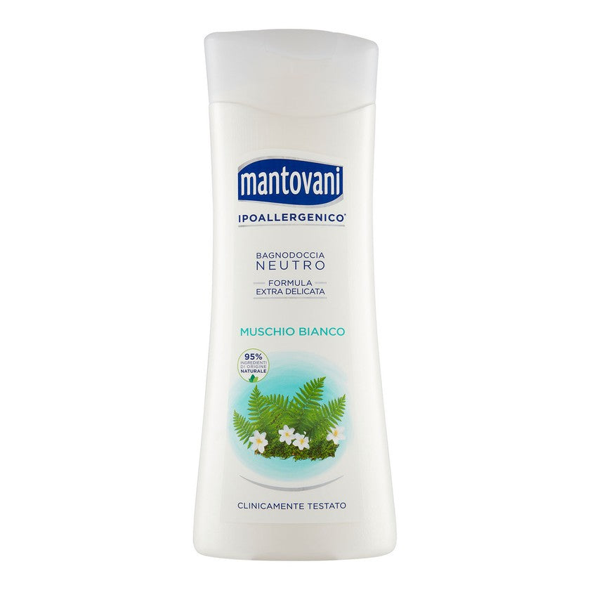 Mantovani Valkoinen myski suihkugeeli 400 ml