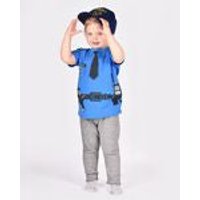 Poliisin T-paita Ekologista Puuvillaa 110-116 cm Den Goda Fen