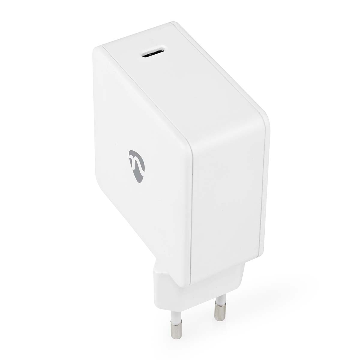Nedis Seinälaturi | 100 W | GaN | 3.0 / 5.0 A | Lähtöliitäntöjen määrä: 1 | USB-CTM | Automaattinen Jännitteen Valinta | Valkoinen