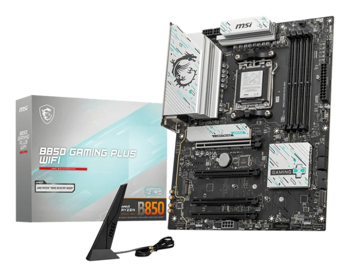 MSI B850 GAMING PLUS WIFI Emolevy - AMD B850 - AMD AM5 - DDR5 RAM - ATX