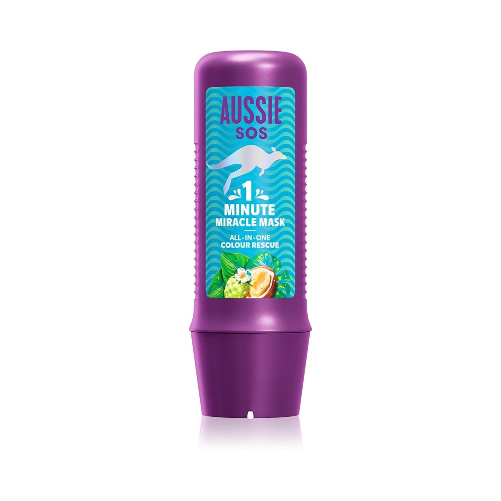 Aussie 1 Minute Miracle hoitava naamio värjätyille hiuksille 250 ml