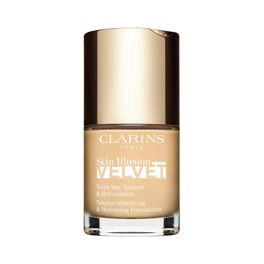 Clarins Skin Illusion Velvet -nestemäinen meikkivoide mattapintaisella ja ravitsevalla vaikutuksella, väri 100.5W 30 ml