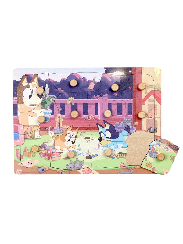 Bluey Puzzle silmuilla 12 osaa