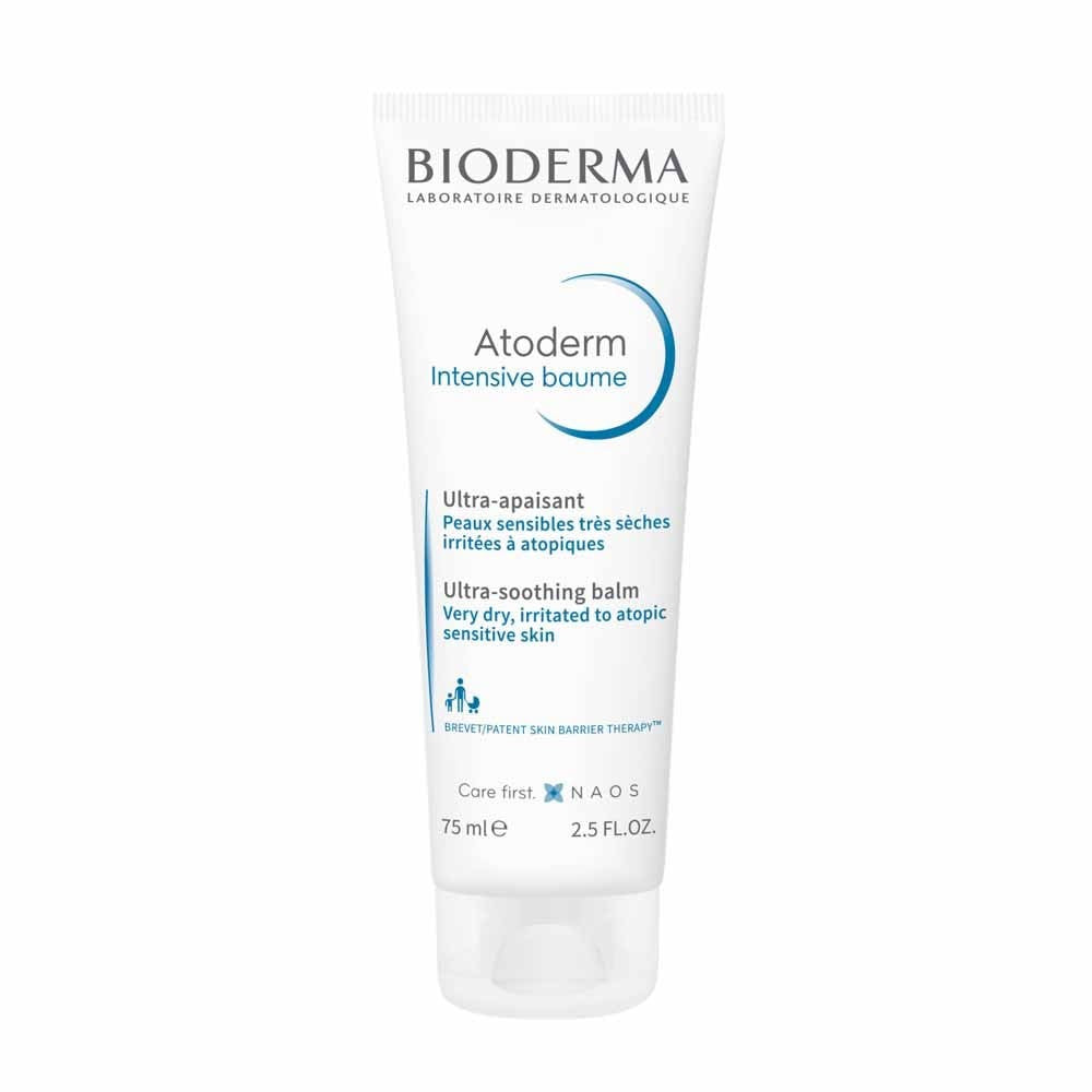 Bioderma Atoderm kosteuttava balsami kasvoille ja vartalolle erittäin kuivalle iholle 75 ml
