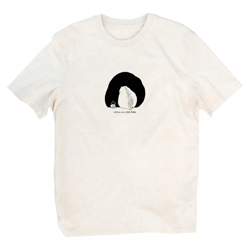 Lemmel Kaffe T-Shirt Lemmla Mig Ifred Raw Nat. White - XL