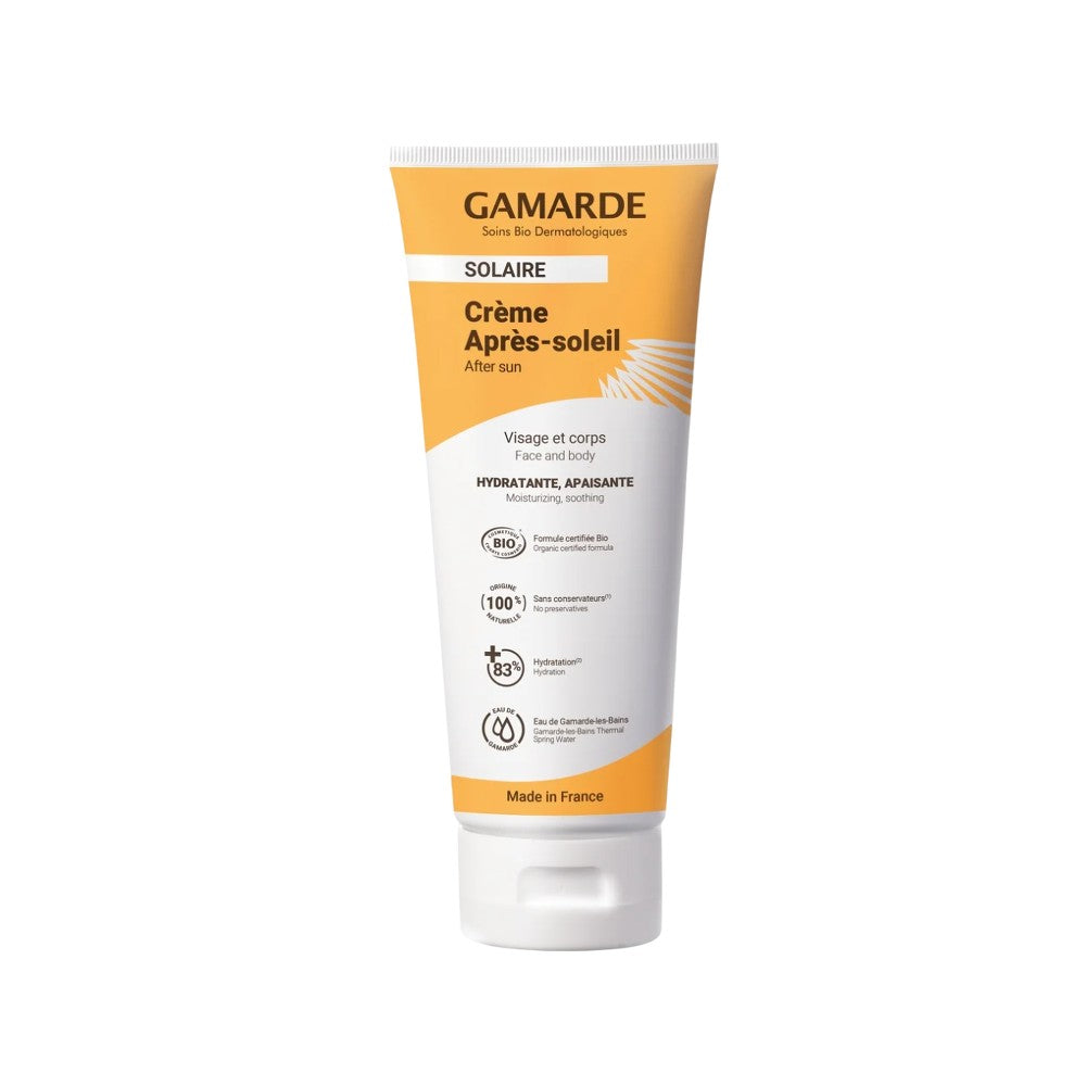 Gamarde - Solar - After Sun Cream - Kosteuttava & Rauhoittava - Kasvot & Vartalo - ORGANIC 200 ml