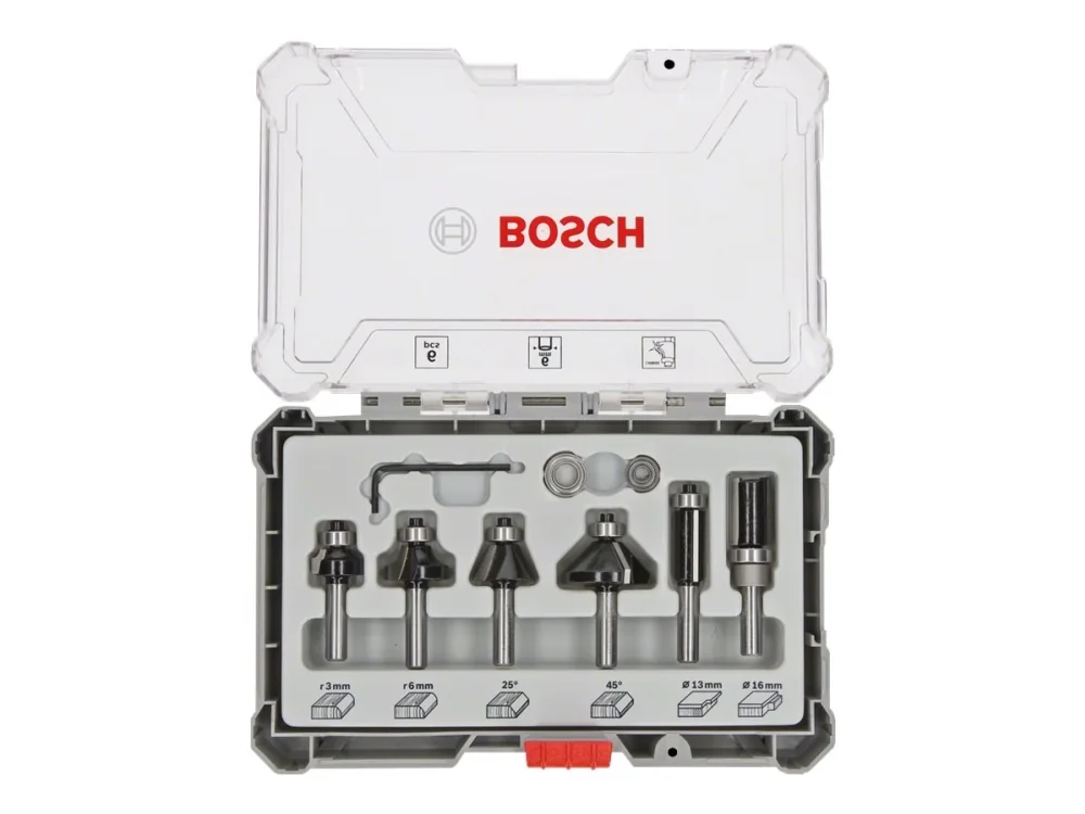 Bosch OVERFRESH SET HM BLANDET 8MM 6 PALAA