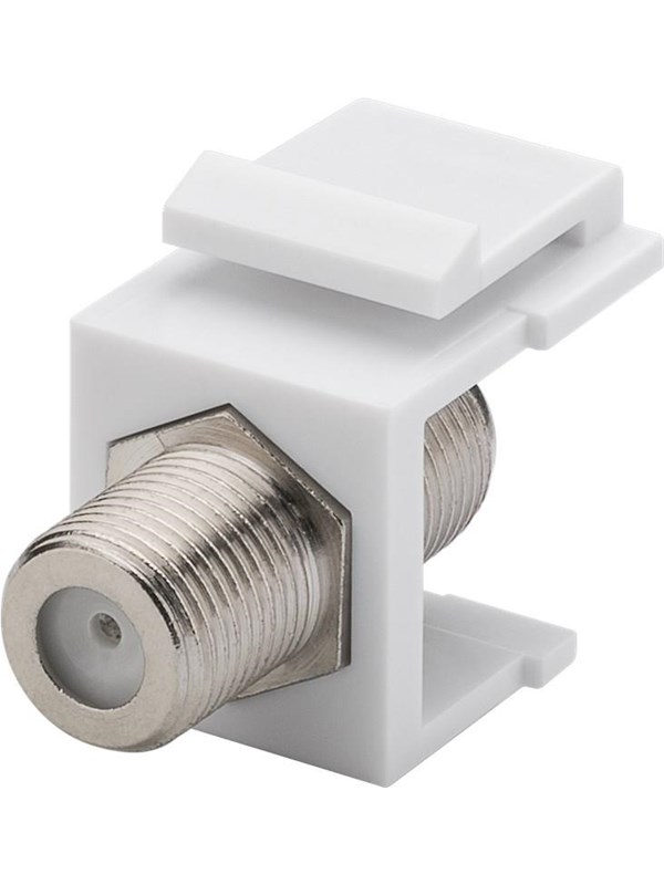 Goobay Keystone-modul, SAT/antenn F uttag 90 ° > F uttag 90 °