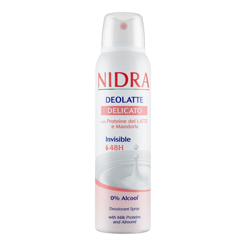 Nidra Nidra Deolatte Hellävarainen Maitoproteiinilla ja Mantelilla Deodoranttisuihke 150 ml
