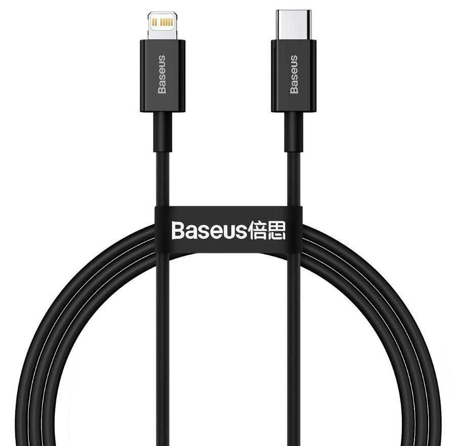 Baseus Superior Series Cable USB-C to iP 20W PD 1m (black)