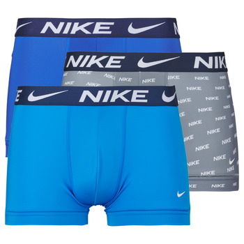 NIKE Underwear Bokserishortsit 'Everyday Essential' taivaansininen / kuninkaallisen sininen / harmaa / valkoinen