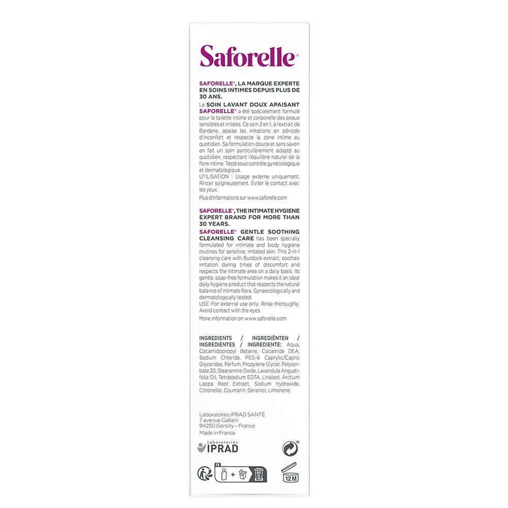 Saforelle Soft Cleansing Detergent 500ml