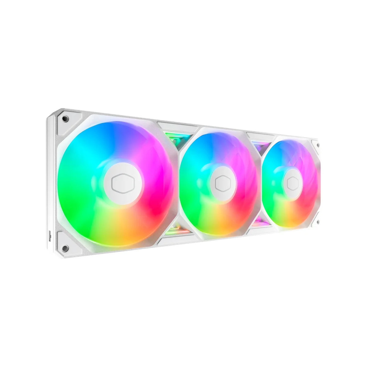 Cooler Master SickleFlow Edge 360 ARGB Fan - White - 120mm - Valkoinen RGB LED valolla