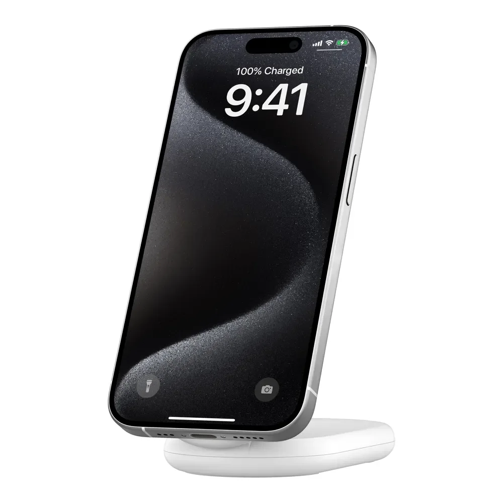 Belkin BoostCharge Magnetic Foldable Wireless Charger with Qi2 15W -langaton laturi, Valkoinen
