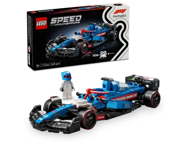 LEGO Speed Champions 77246 Visa Cash App RB VCARB 01 F1® ‑kilpa-auto