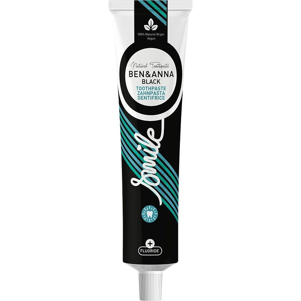 Ben & anna Musta hammastahna 75ml