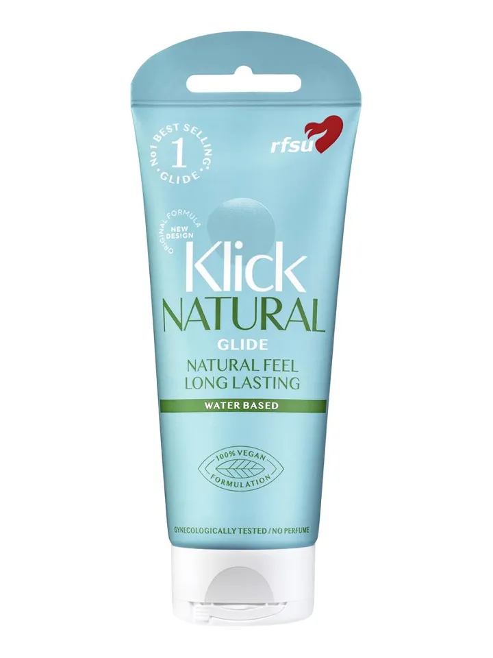 RFSU Klick Natural Glide 100ml Vesipohjainen liukuvoide